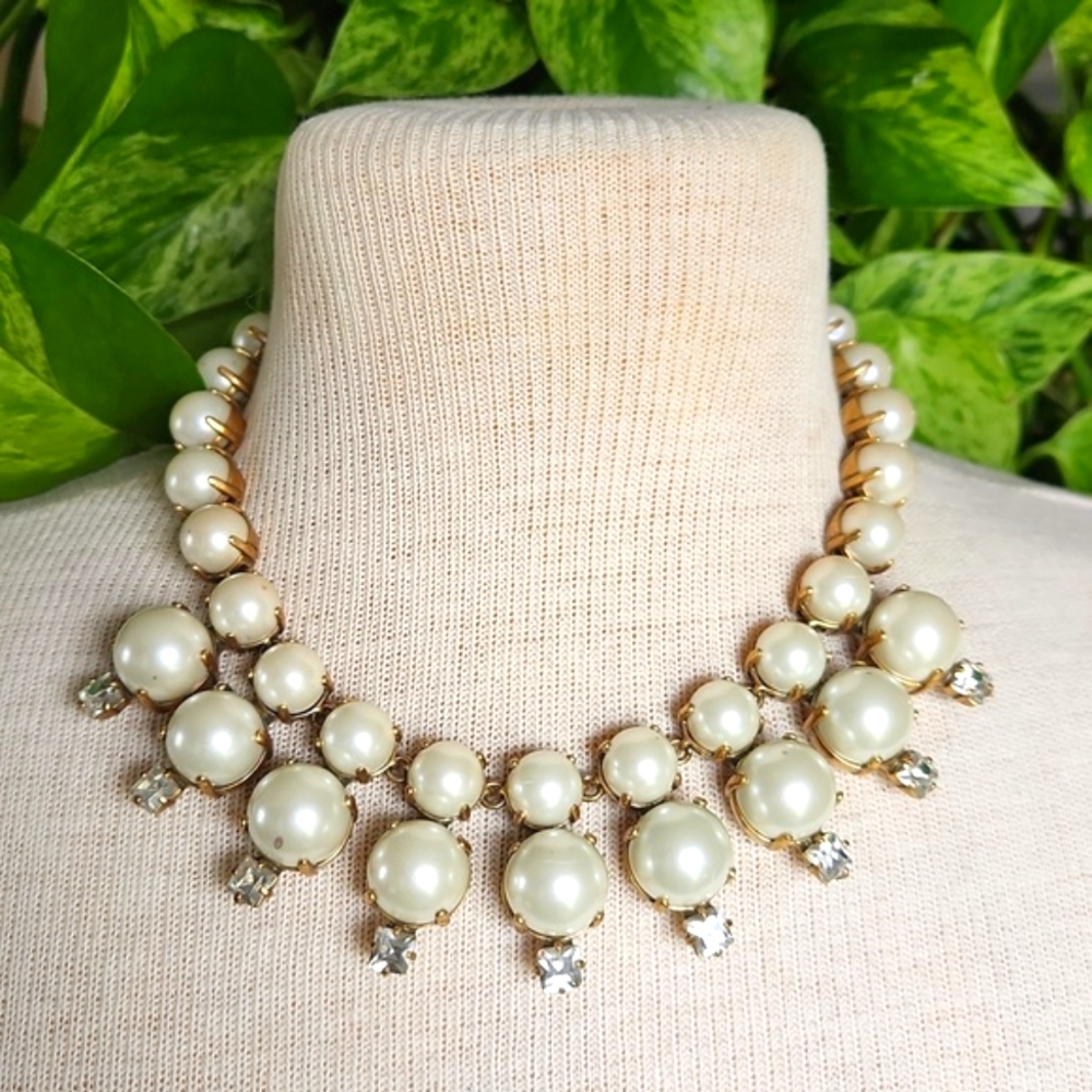 J. Crew Pearl Statement Necklace -- Stunning!